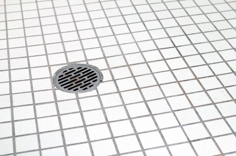 Minimalist Shower with Hidden Drain